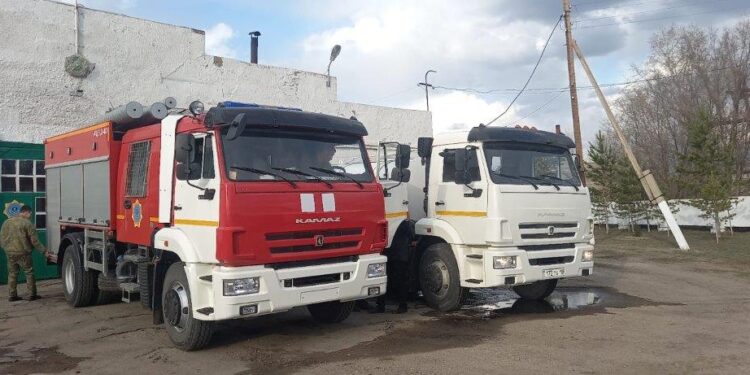 Автопарк пожарной части  №12 села Бородулиха пополнился