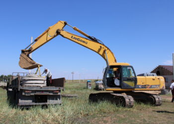 Новые инженерные коммуникации  строят в райцентре