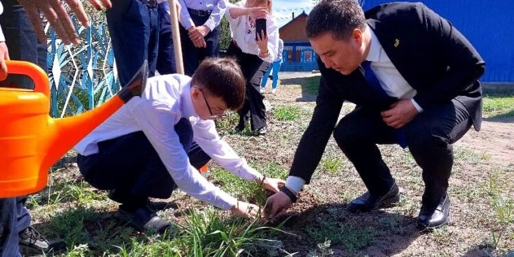 Выпускники Бородулихинского района оставили свой зеленый след