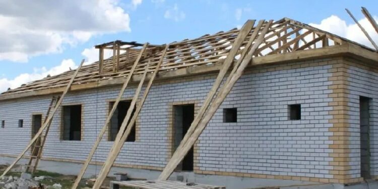 Екі пәтерлі 17 баспана салынады