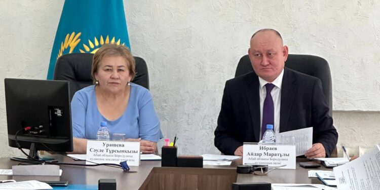 Заседание Бородулихинского районного акимата