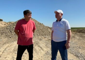 Аким района посетил Красноярский сельский округ