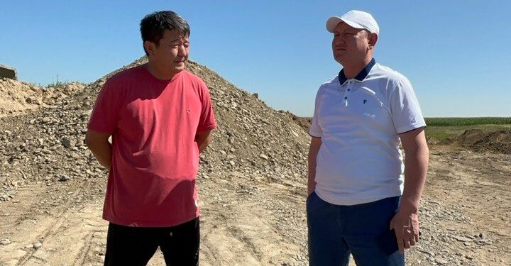 Аким района посетил Красноярский сельский округ