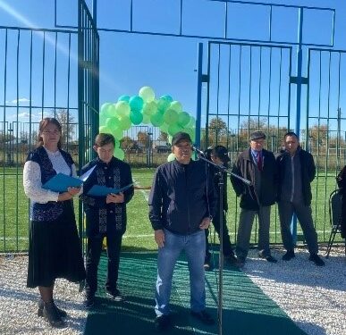 Футбол алаңы ашылды