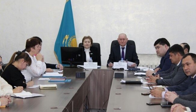 ОН АЙДЫҢ ҮЛЕСІНДЕГІ ЖҰМЫСТАР ТАЛҚЫЛАНДЫ