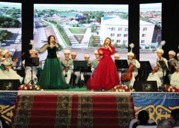 Бородулиха встретила гостей из Кокпектинского района