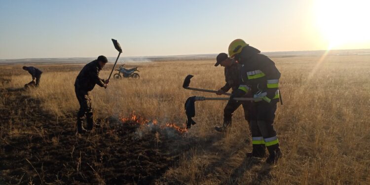Произошло 3 загорания на открытой территории