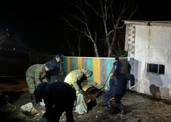 Произошло подтопление