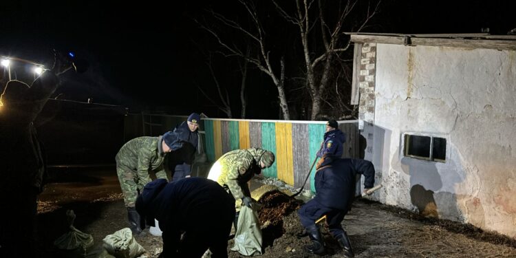 Произошло подтопление