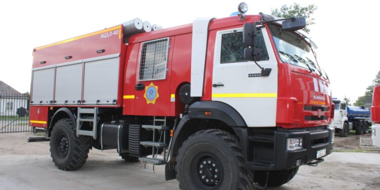 Пополнение автопарка ПЧ-12 села Бородулиха