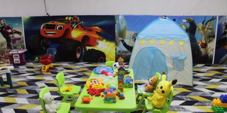 В Бородулихе открылось новое место досуга для самых маленьких