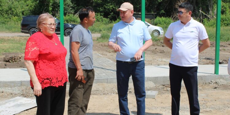 Рабочая поездка акима района  в Кунарлинский сельский округ