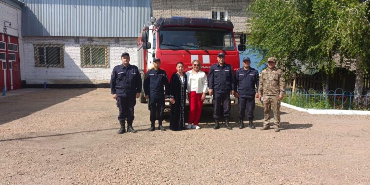 В Жезкент прибыла  новая пожарная техника