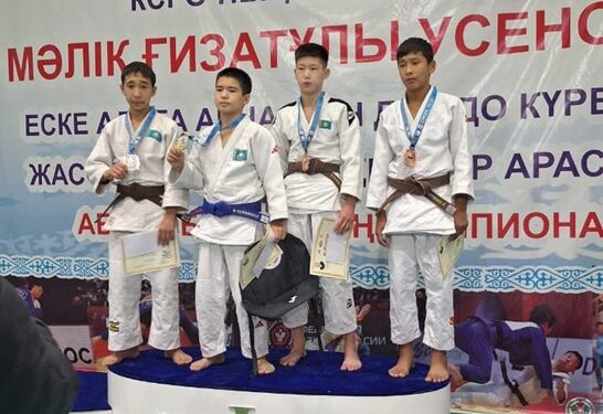 ДЗЮДОДАН ОБЛЫСТЫҚ ЧЕМПИОНАТТА ТОП ЖАРДЫ