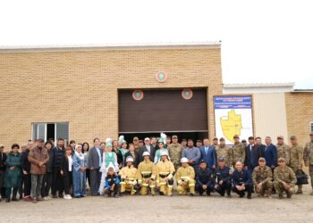 В Петропавловке открыт новый пункт пожаротушения
