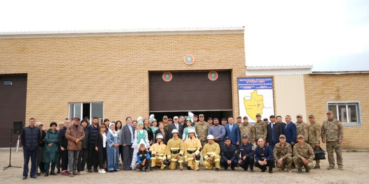 В Петропавловке открыт новый пункт пожаротушения