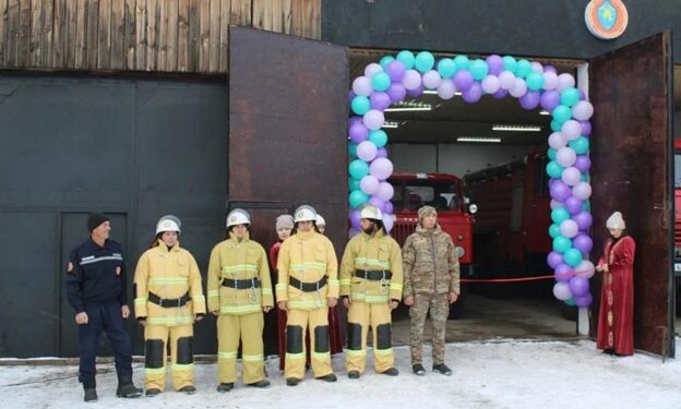 ДМИТРИЕВКА АУЫЛЫНДА  ӨРТ СӨНДІРУ БЕКЕТІ АШЫЛДЫ